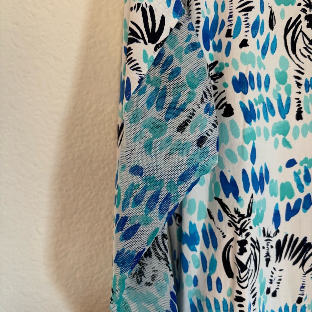 IBKUL Zebra Tunic Long Sleeve Dress - Picture 7 of 8